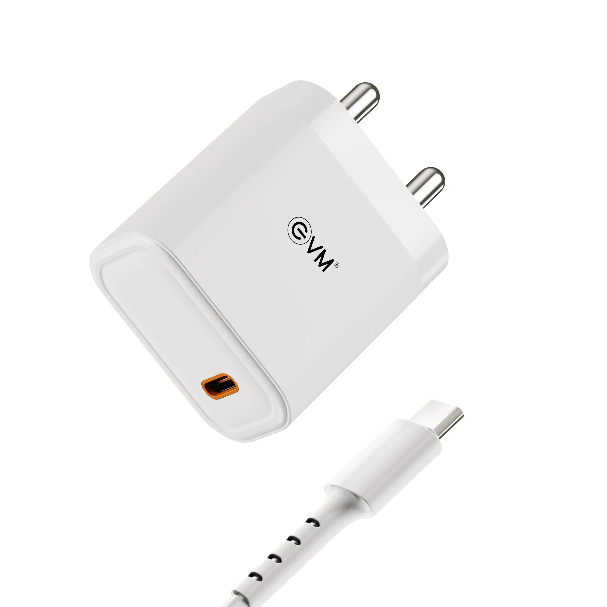 EVM Mobile PD Charger With Cable (Type-C to Type-C) 25W view 2